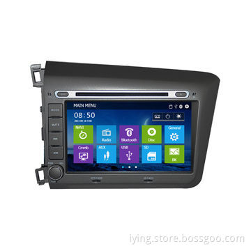 8-inch Special Car DVD Player for Honda Civic 2012 with GPS CaNbus
